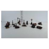 Cast metal pencil sharpeners disguised as