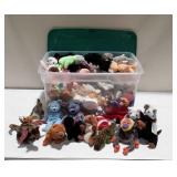 Beanie Baby Lot, includes Tote w/ Lid (Seller