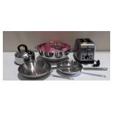 Stainless Steel Kitchenware, includes  Pots &