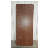 Laminated folding table. 30"×72". Rough but still