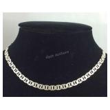 925 Sterling Figaro 18" Chain