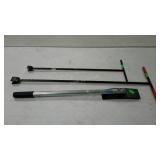 Three pieces. Two longer handled nozzle keys and