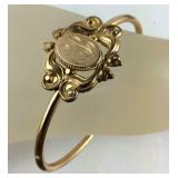 Victorian gold filled bangle