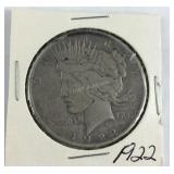 1922 Peace Dollar