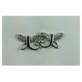 Sterling silver dragonfly CZ earrings