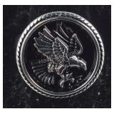 Size 10 stainless steel eagle ring