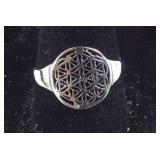 Size 10 Sterling silver ring