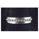 Size 8 stainless steel ring