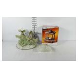 Decor lot. Envirascape fountain, jade horses