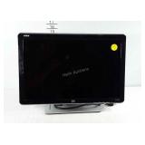 HP w2207h computer monitor, adjustable height.