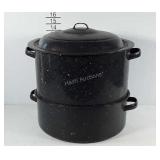 Granite ware steamer.