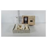 Salzburg gold Cristal de Flandre, four crystal