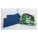 Sarong wraps and two head scarf wraps