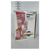 Popcorn holders with storage container