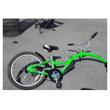 Weeride co-pliot tandem bike attachment /trailer