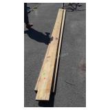 2 boards, 2x8 and 2x12, 12 foot long