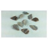 10 arrowheads