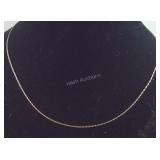 14k gold chain 1.3g 20in