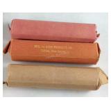 3 Rolls Wheat Pennies