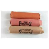 3 Rolls Wheat Pennies