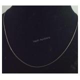 925 Sterling 20" Smooth Chain