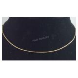 Gold Over 925 Sterling 16" Necklace