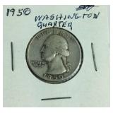1950 Washington quarter