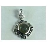 Sterling labradorite pendant 2.55ct