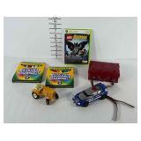 Miscellaneous kids lot. Crayola markers, two xbox