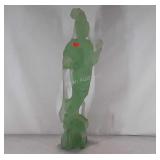 Large resin quan yin statue of female figure,