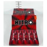 Nitro golf balls, three boxes with five sleeves