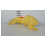 Ceramic lion statue