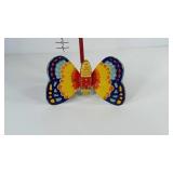 J. CHEIN & Co. Push toy: metal butterfly with