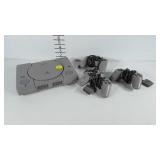 Sony PlayStation with 3 controllers. No power