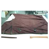 Horse blanket, size 76. Needs cleaned and has a