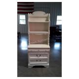Childs Bedroom 3 drawer Chest with Bookcase hutch