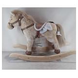 Made for fun plush rocking horse, 32" long, 24"
