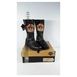 Mens size 10.5 Harley Davidson real leather boots