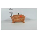 Cintage jewelry/ knickknack box with brass