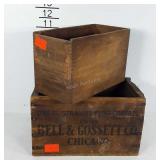 Two early boxes with good graphics