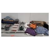 Miscellaneous lot, crafting fabric, garden