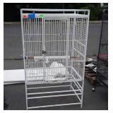 White metal bird cage, 
code LW