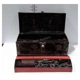 Toolbox with tools. Includes ratcheting socket