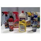 Automotive cleaning lot. Turtle wax, armor all