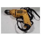 Dewalt DW106 3/8" VSR drill with case, cord has
