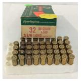 Partial Box of ammo Remington 32S&W long 98 grain