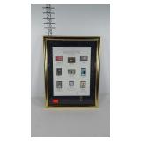 Stamps, framed medicine stamps, 13x17, numbered
