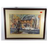 Watercolor painting of Downtown Martinsburg,