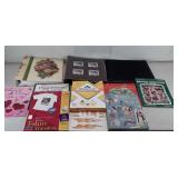 Crafting lot, photo albums, Christmas crafting,