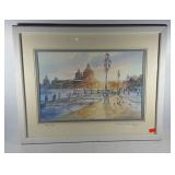 "Soft Light in Venice" watercolor painting,